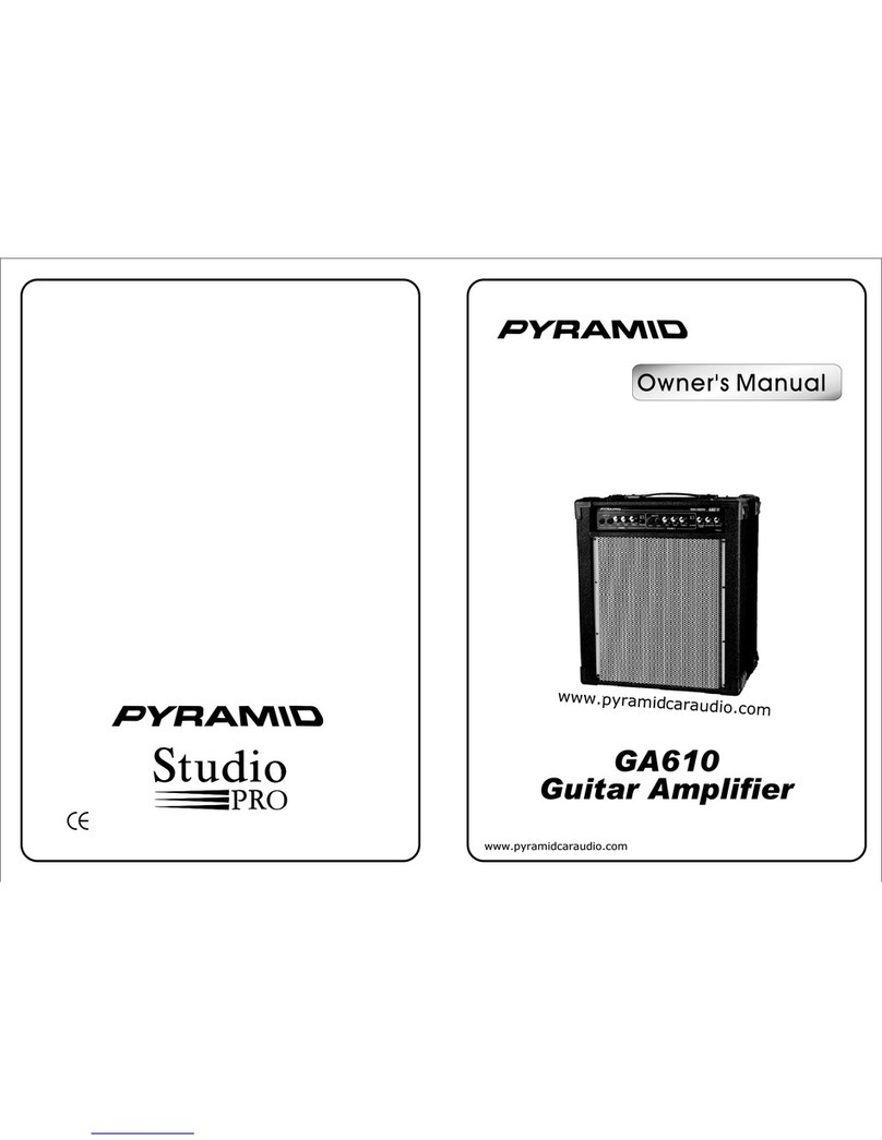 Pyramid GA610 owner's manual