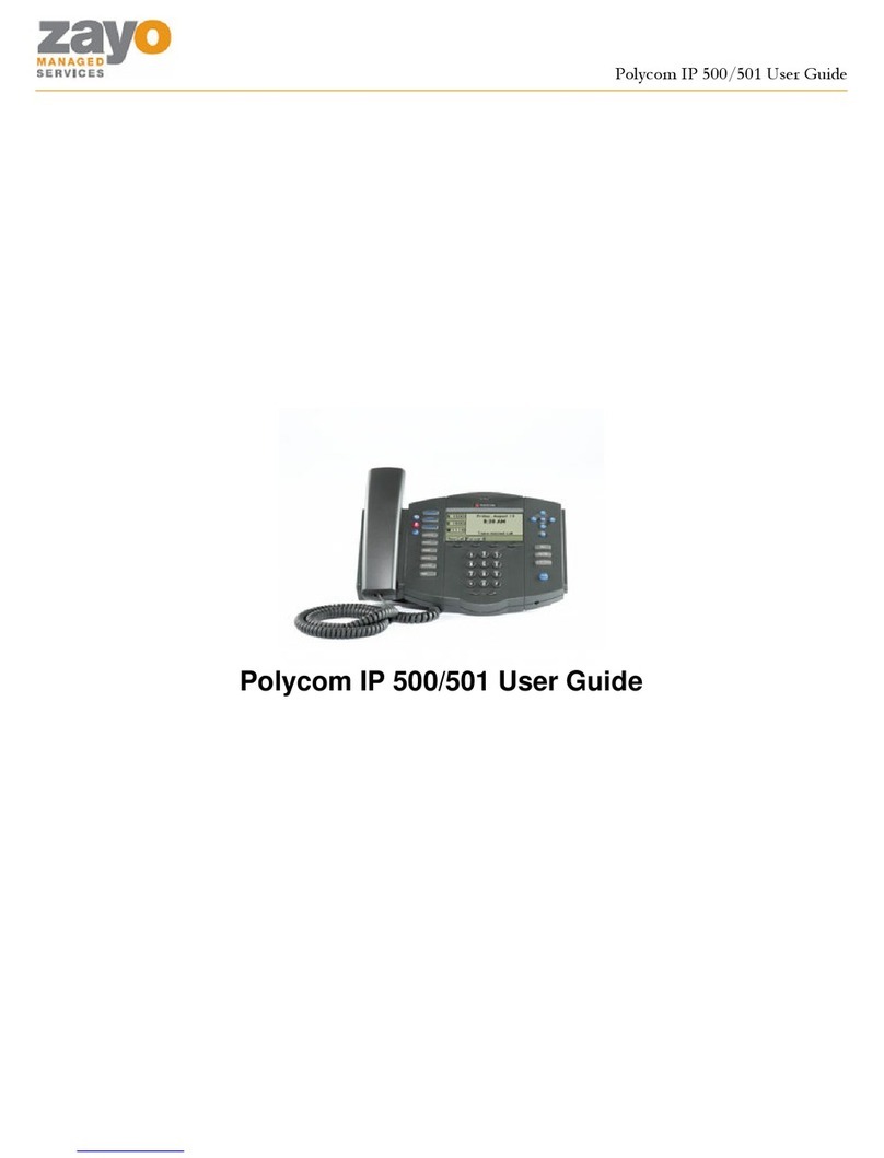Polycom IP 501 User manual
