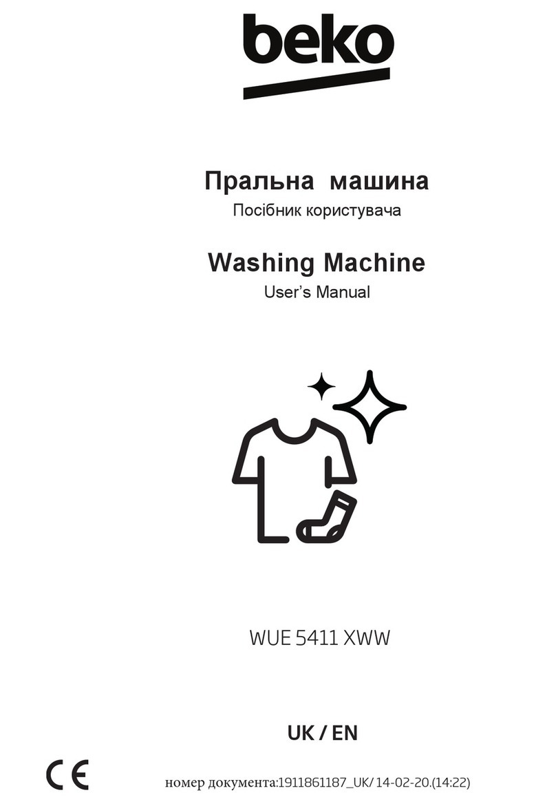 Beko WUE 5411 XWW User manual