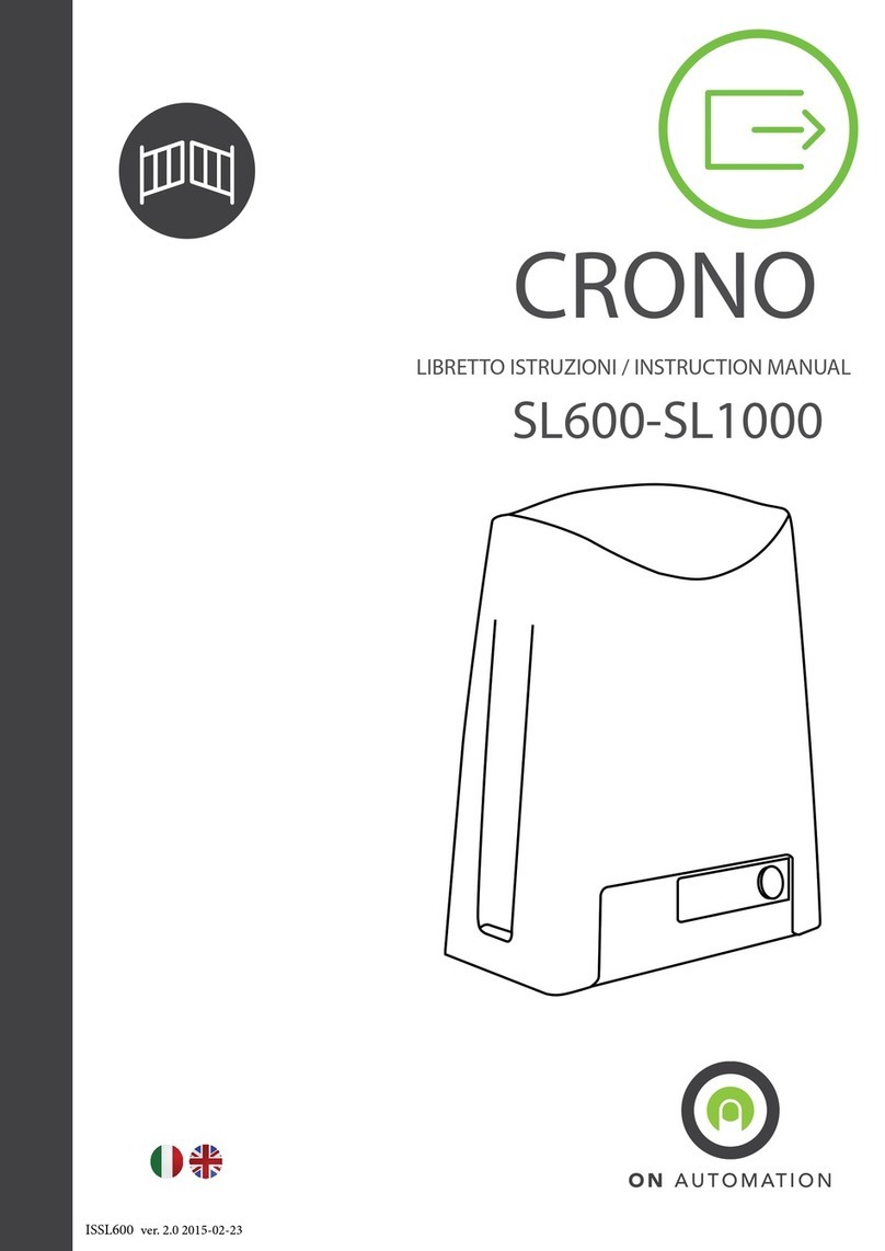 On Automation CRONO SL600 User manual