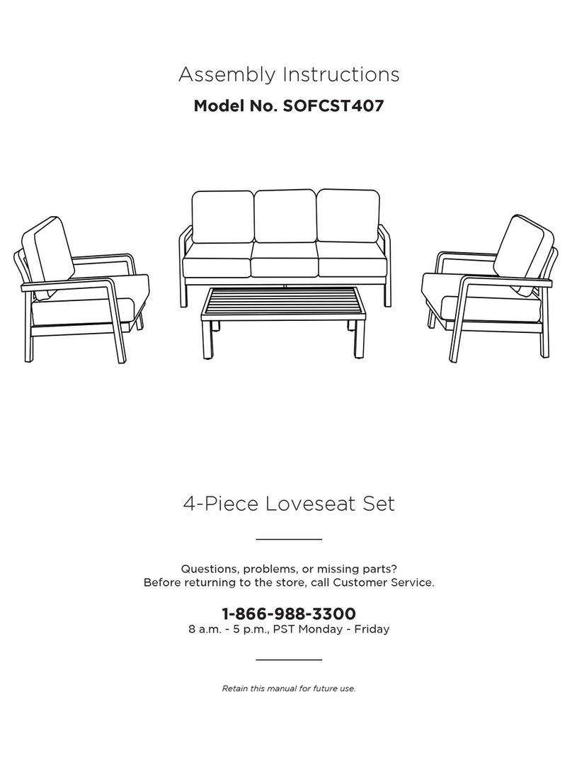 Royal garden SOFCST407 User manual