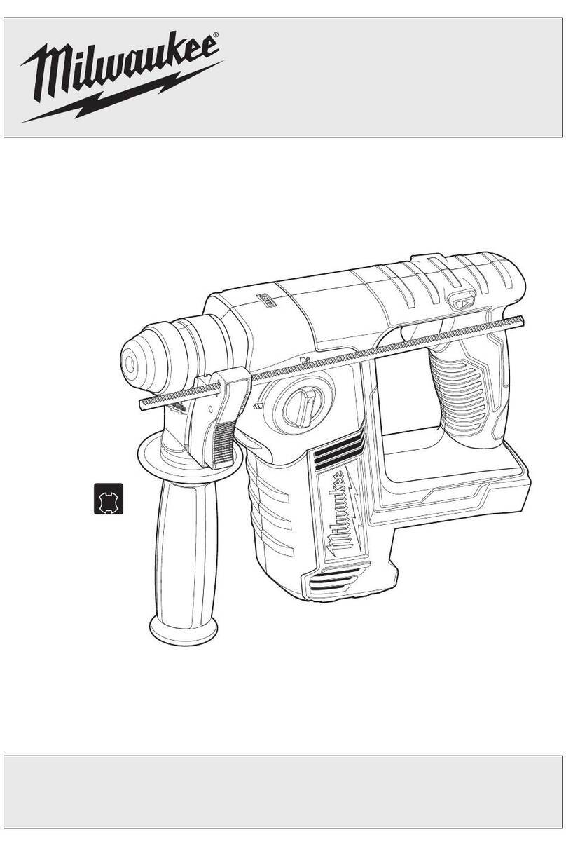 Milwaukee M18 M18BH Operator's manual