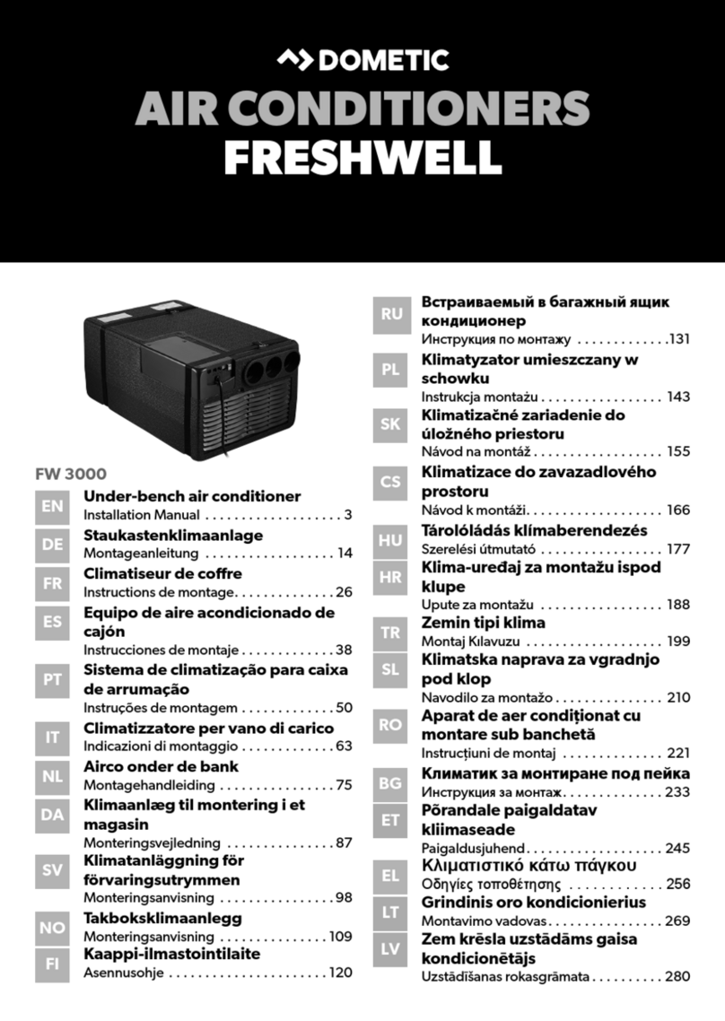 Dometic 4445101819 User manual