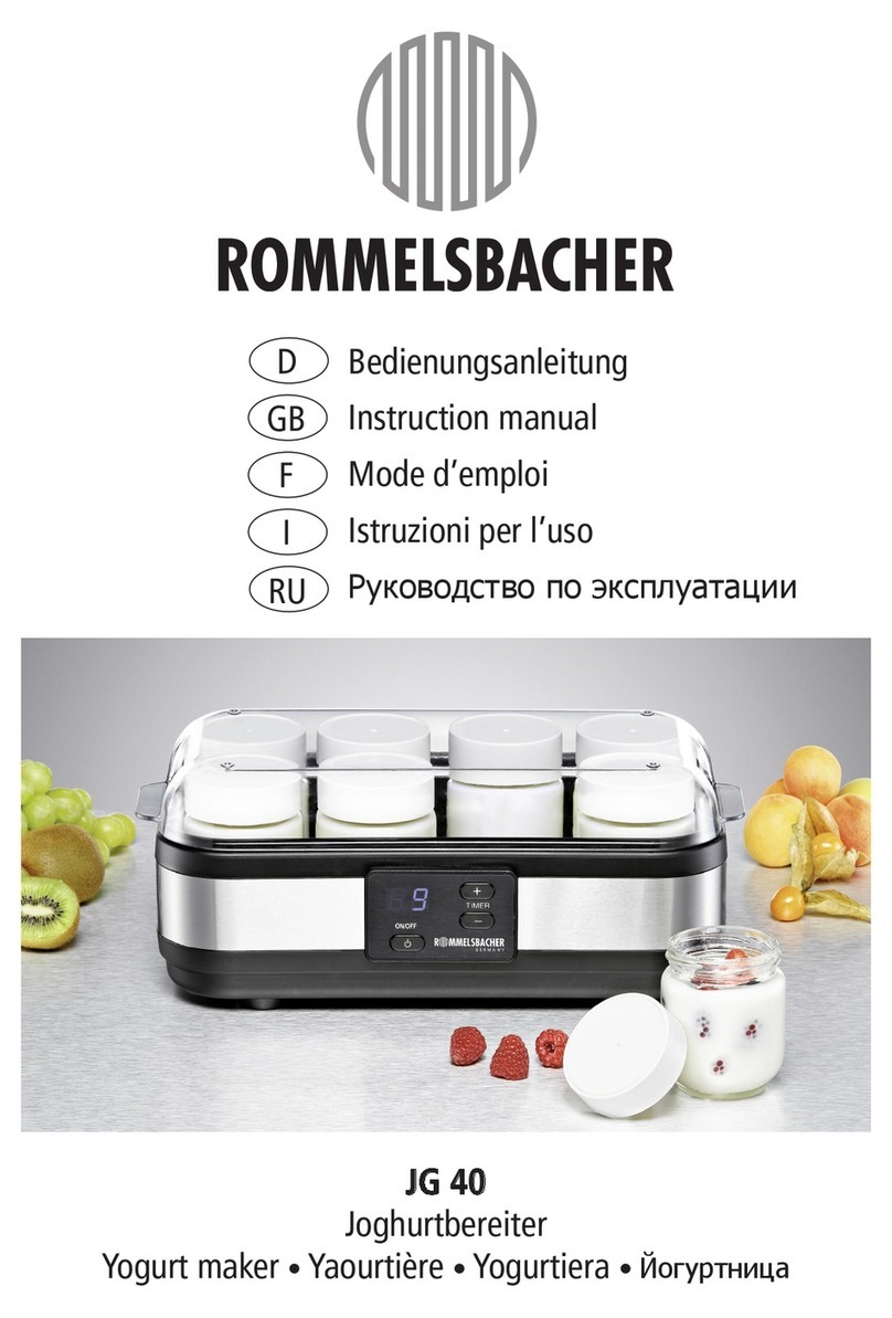 Rommelsbacher 04001797860002 instruction manual