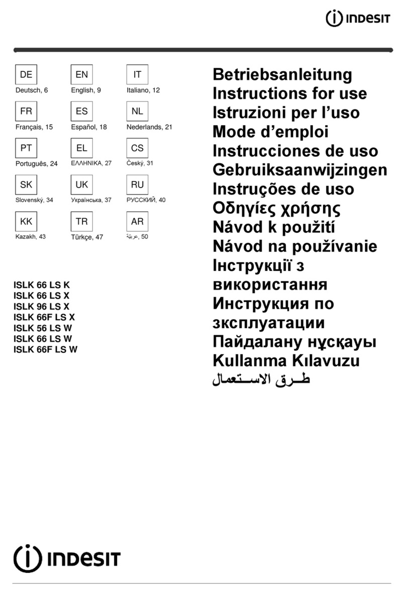 Indesit ISLK 66 LS K Instructions for use