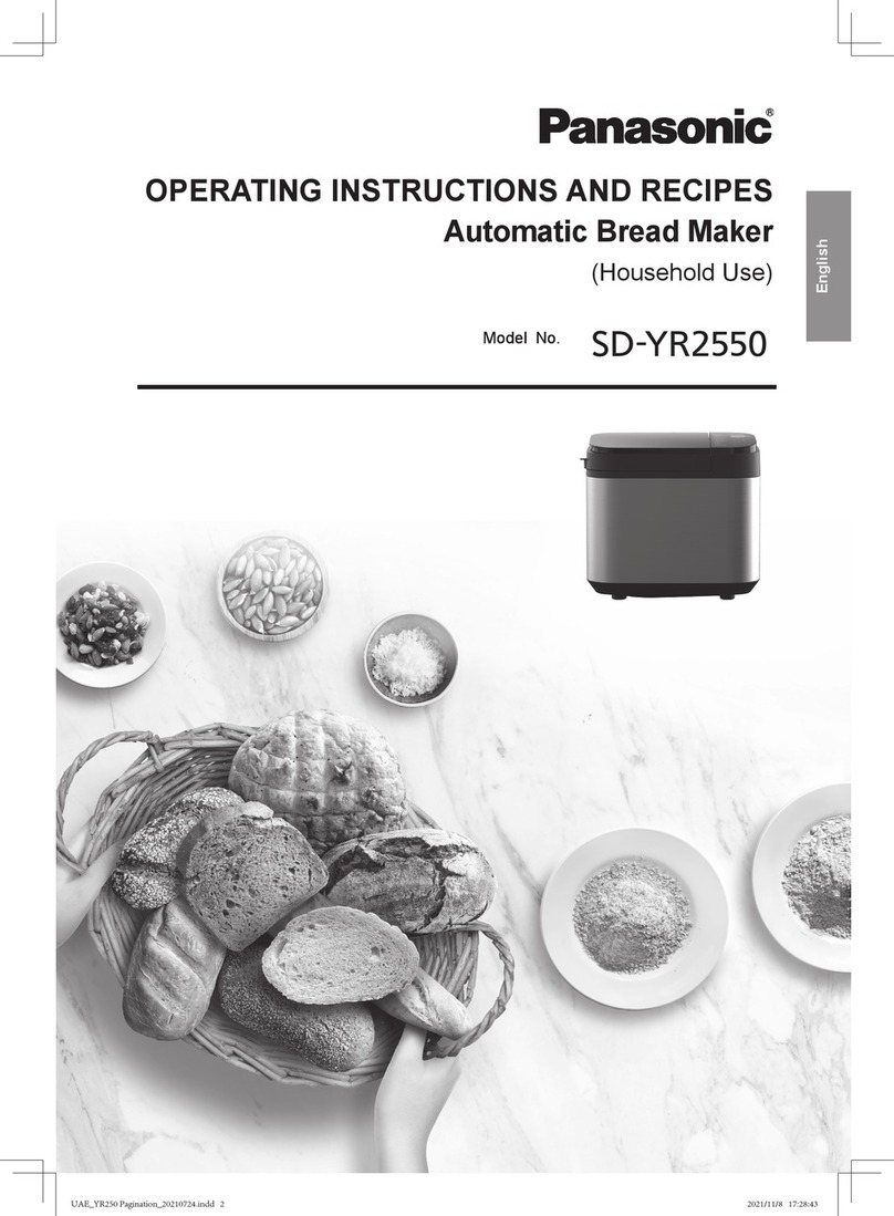 Panasonic SD-YR2550STZ Operating instructions and recipes