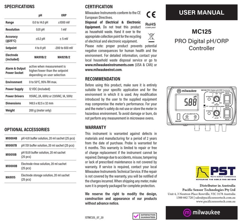 Milwaukee MC125 user manual Milwaukee MC125 user manual
