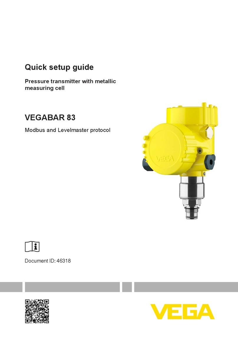 Vega VEGABAR 83 User manual