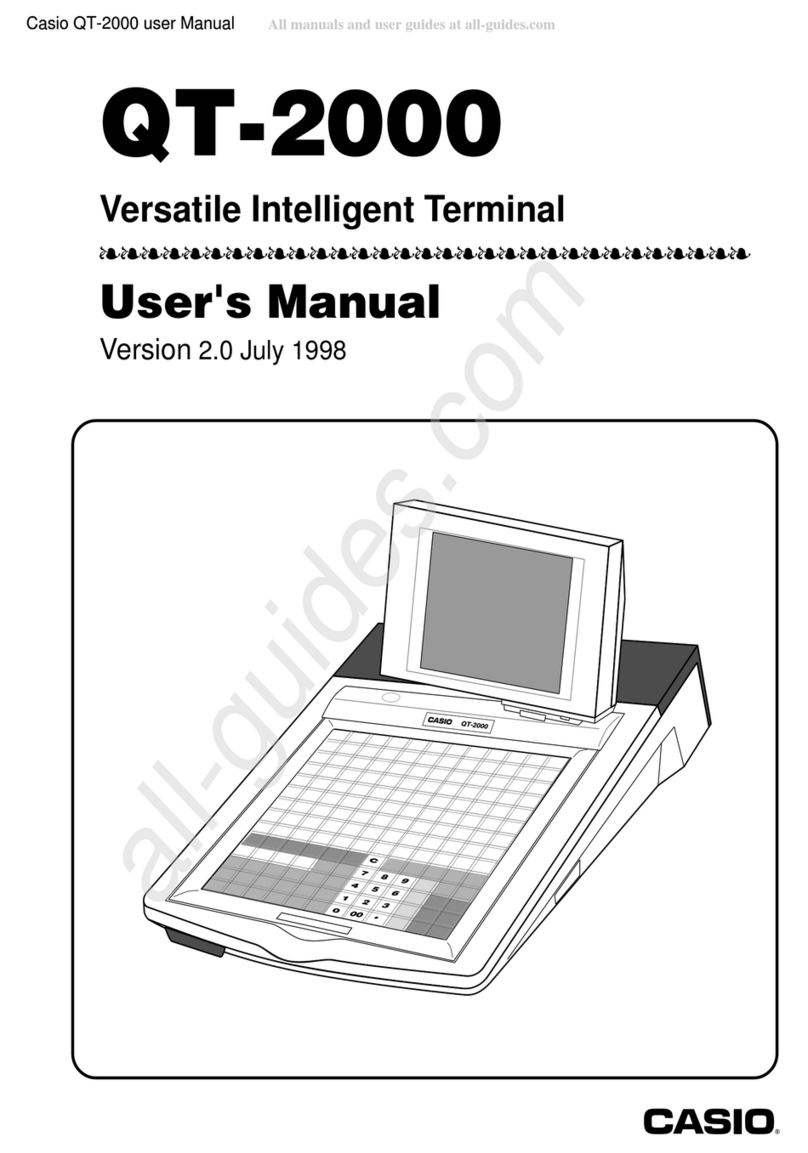 Casio QT-2000 User manual
