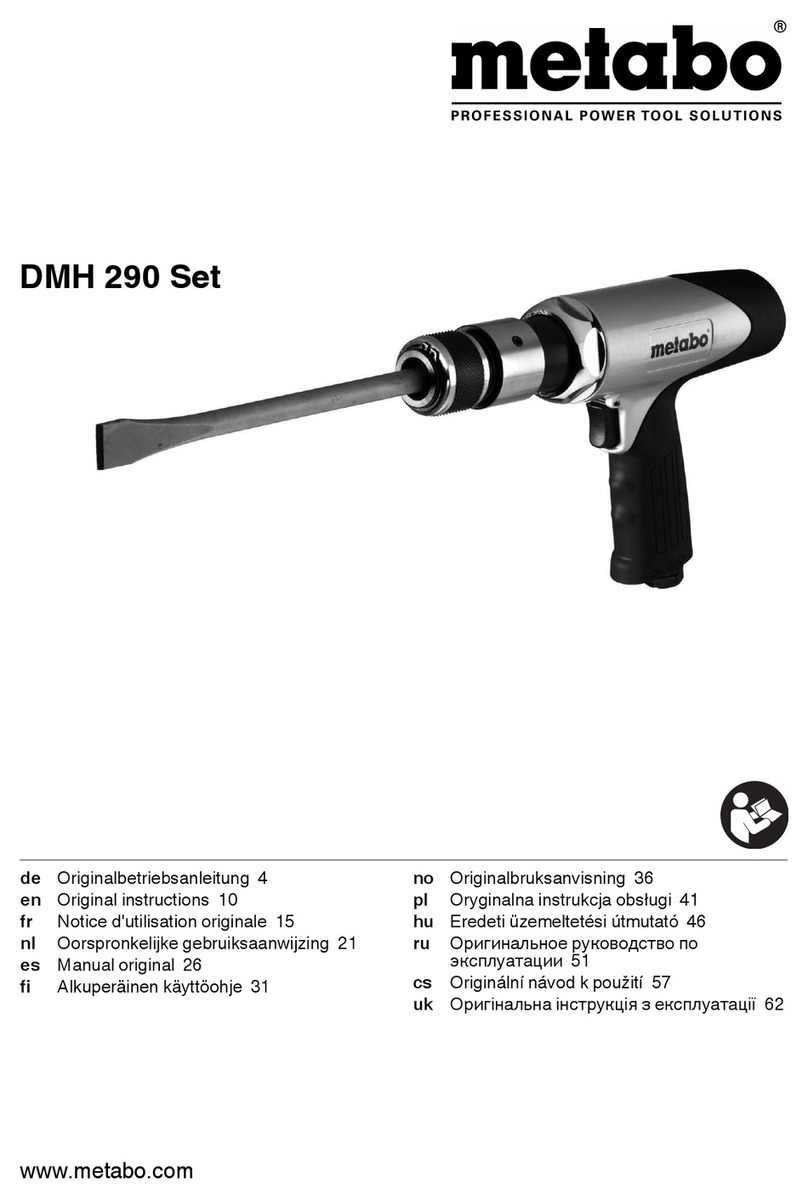 Metabo 01561000 User manual