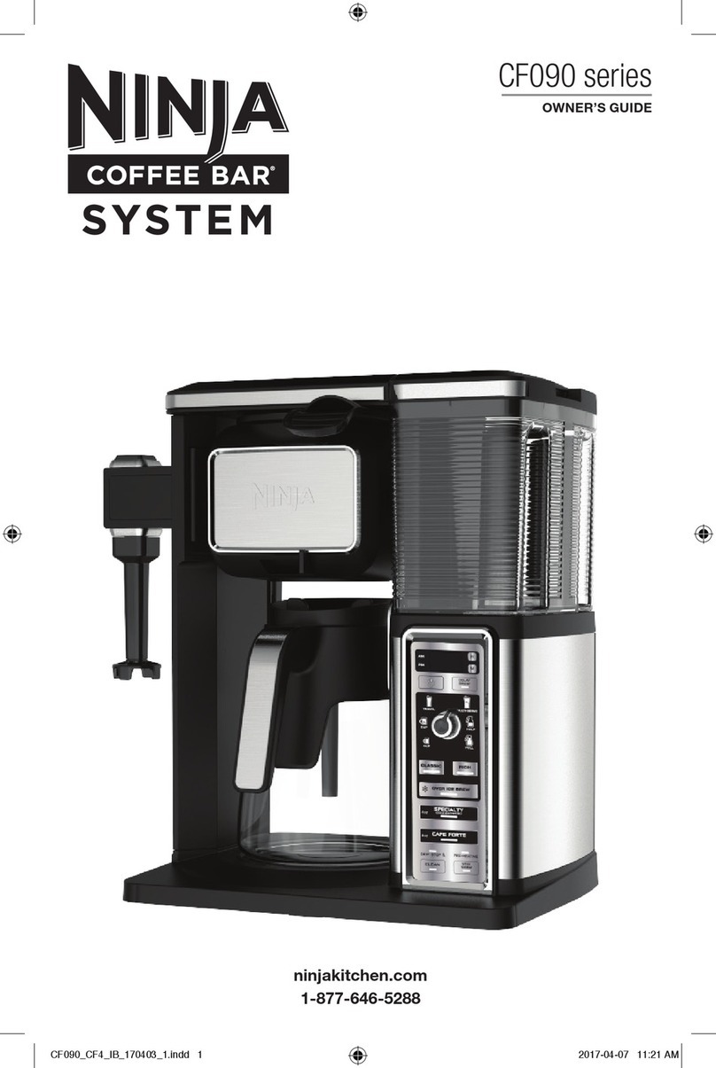 Ninja COFFEE BAR CF090 CF4 owner's guide