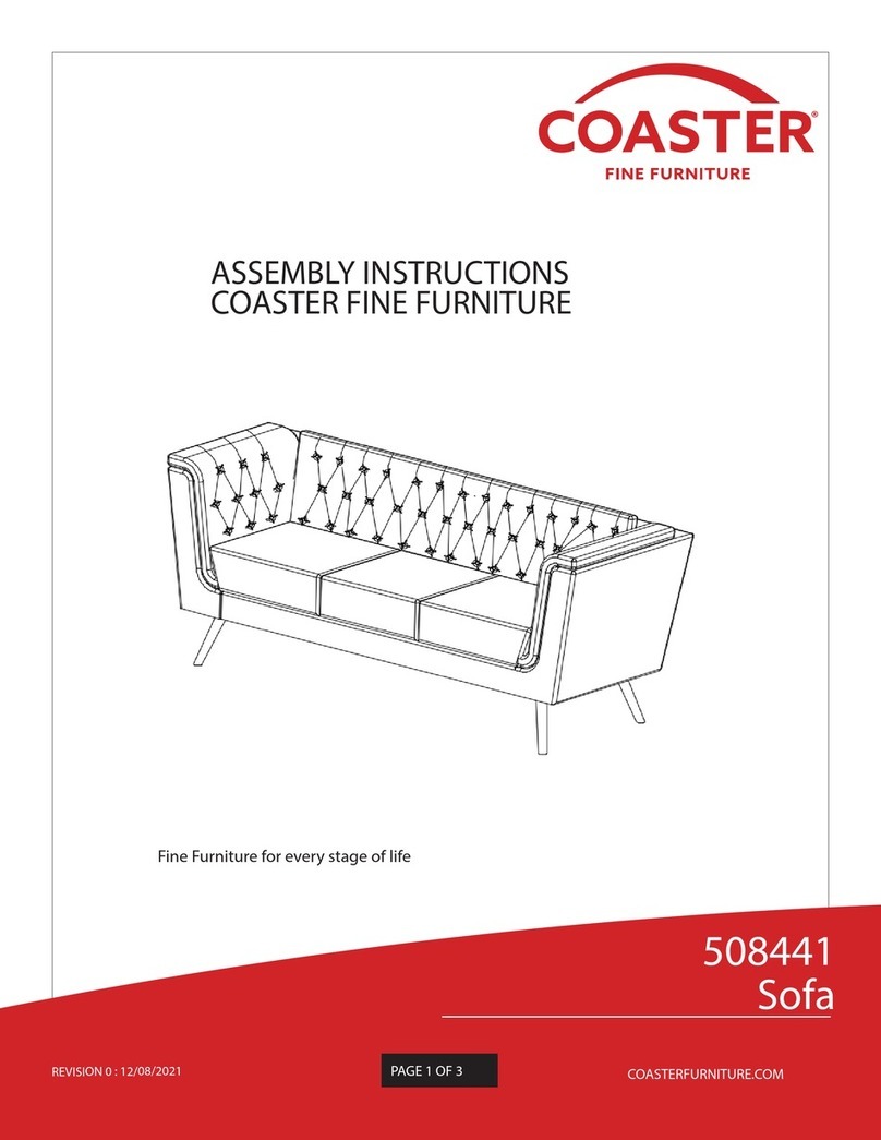 Coaster 508441 Assembly instructions
