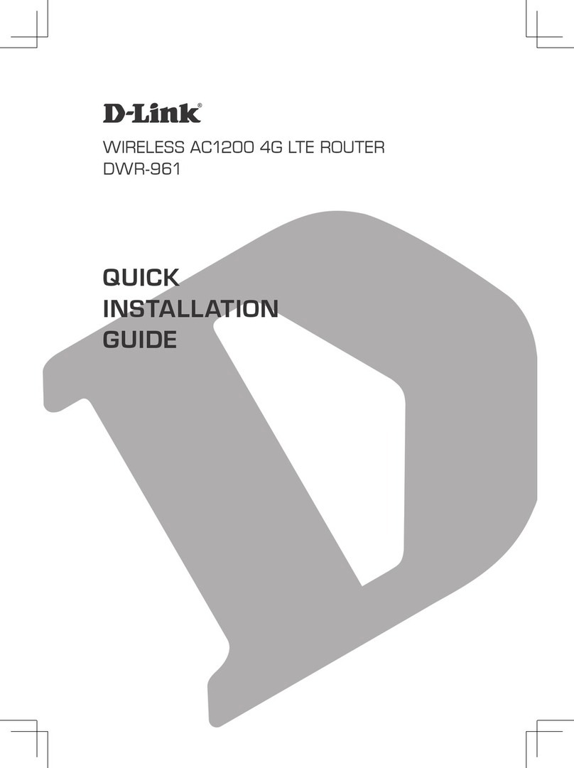 D-Link DWR-961 User manual D-Link DWR-961 User manual