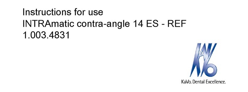KaVo Dental INTRAmatic 14 ES instructions KaVo Dental INTRAmatic 14 ES instructions