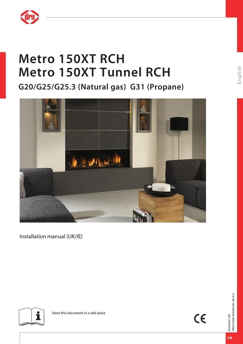 Dru Metro 150XT RCH installation manual