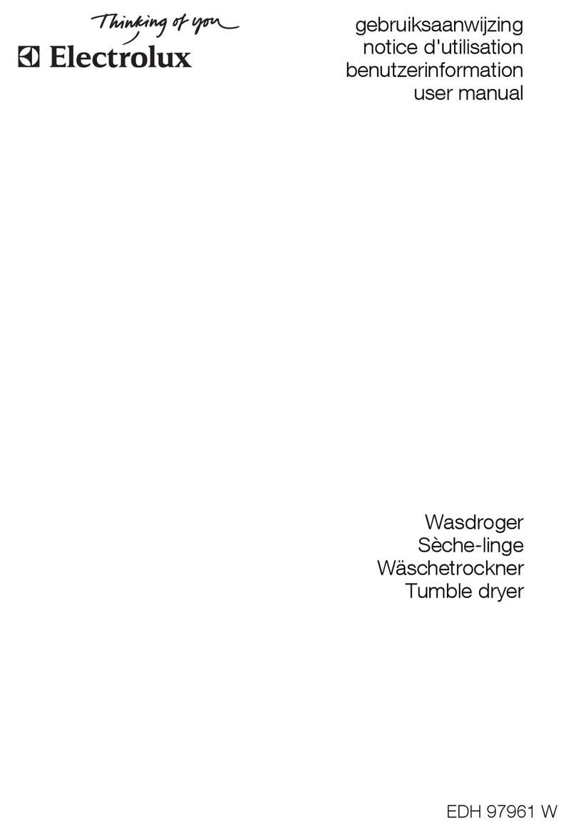 Electrolux EDH 97961 W User manual