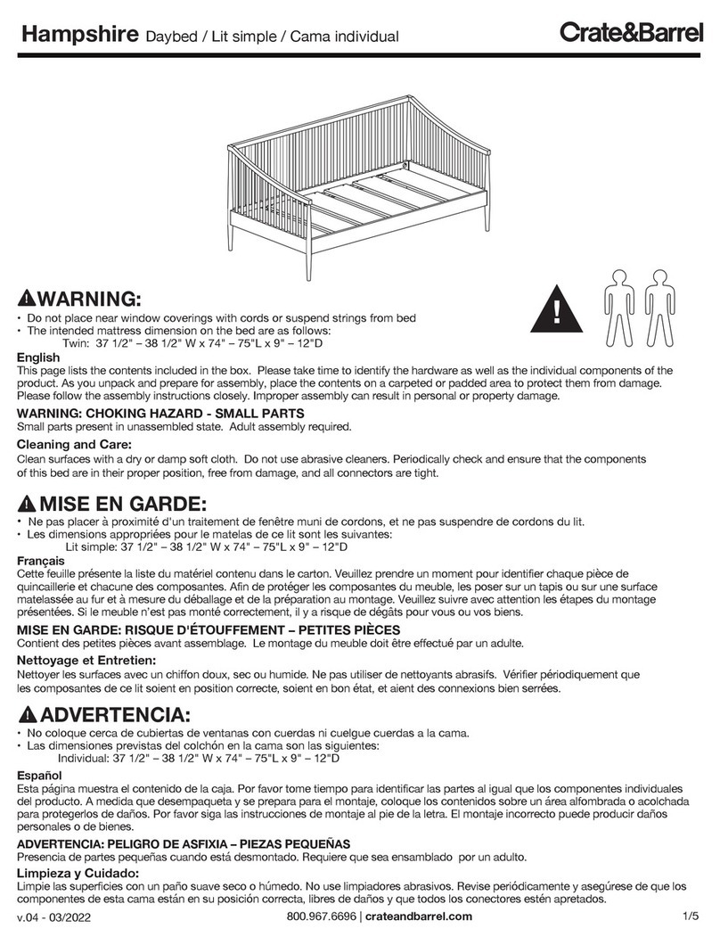 Crate&Barrel Hampshire quick start guide