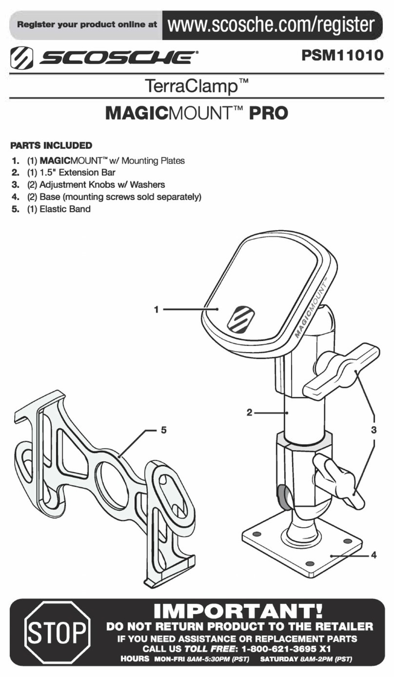 Scosche TerraClamp MAGICMOUNT PRO User manual