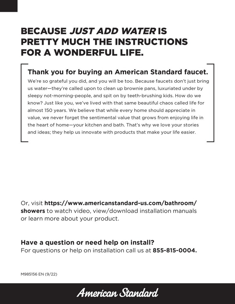 American Standard Aspirations Flash TU061740 owner's manual American Standard Aspirations Flash TU061740 owner's manual