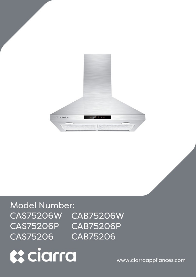 CIARRA CAS75206W User manual