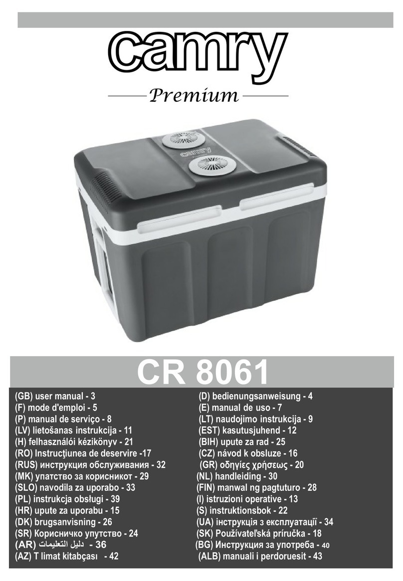 camry Premium CR 8061 User manual