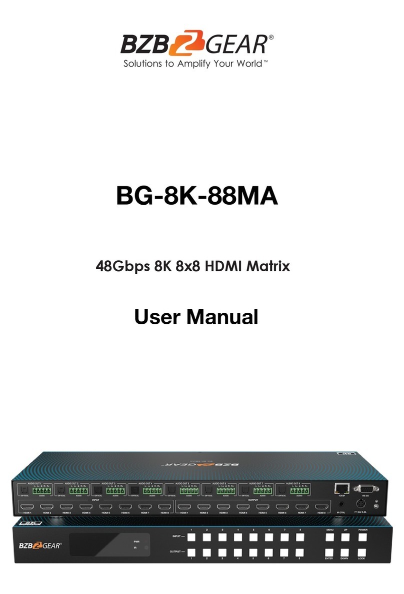 BZB Gear BG-8K-88MA user manual
