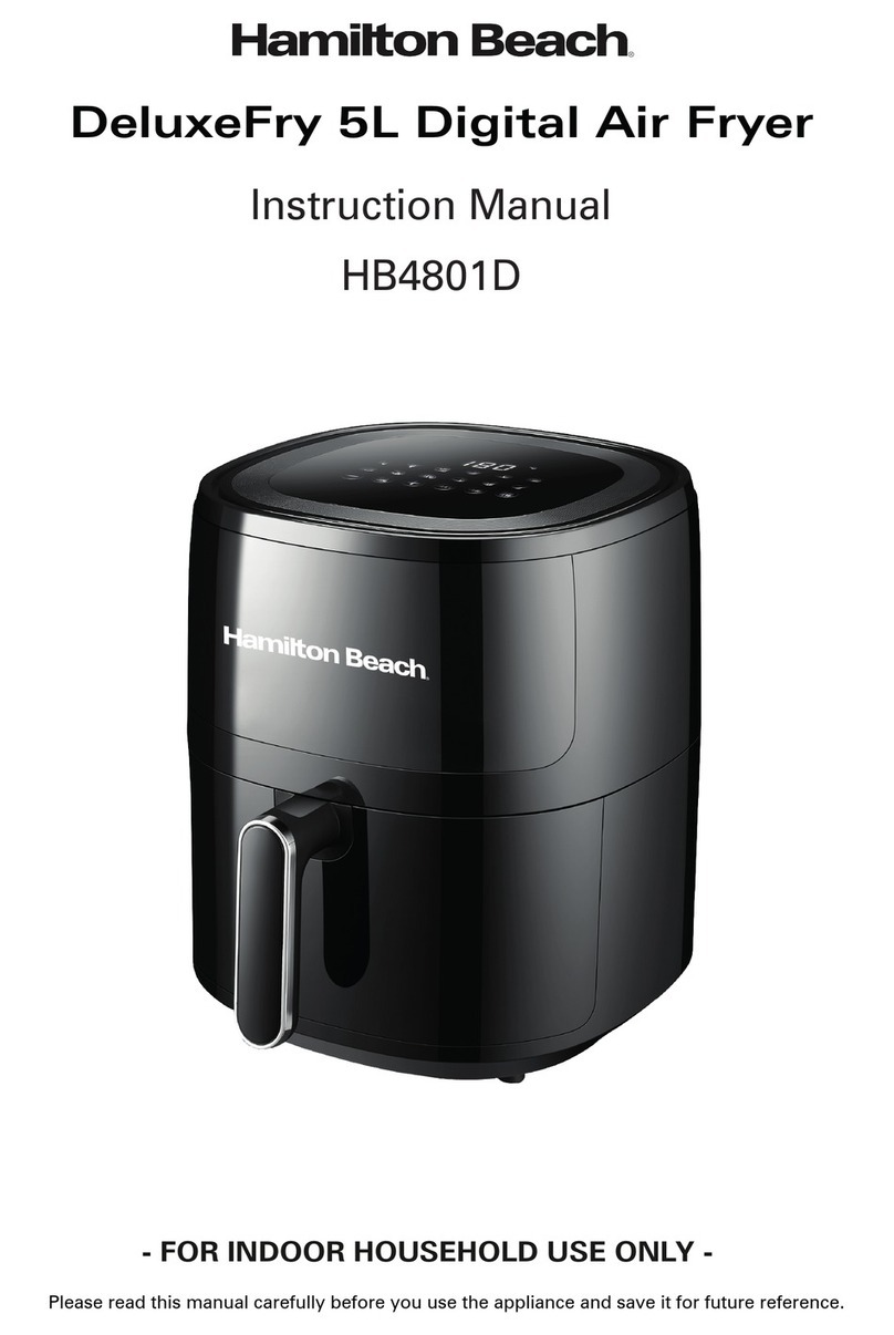 Hamilton Beach DeluxeFry HB4801D instruction manual