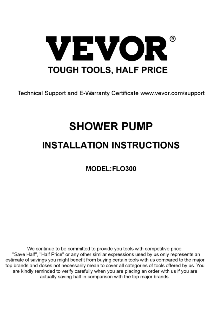 VEVOR FLO300 installation instructions VEVOR FLO300 installation instructions
