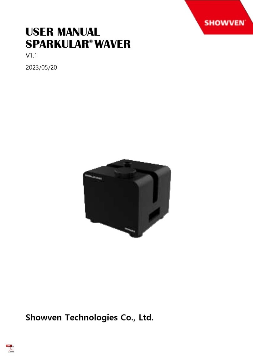 Showven SPARKULAR WAVER User manual
