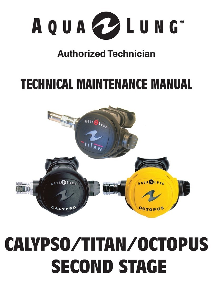 Aqua Lung Calypso Maintenance manual