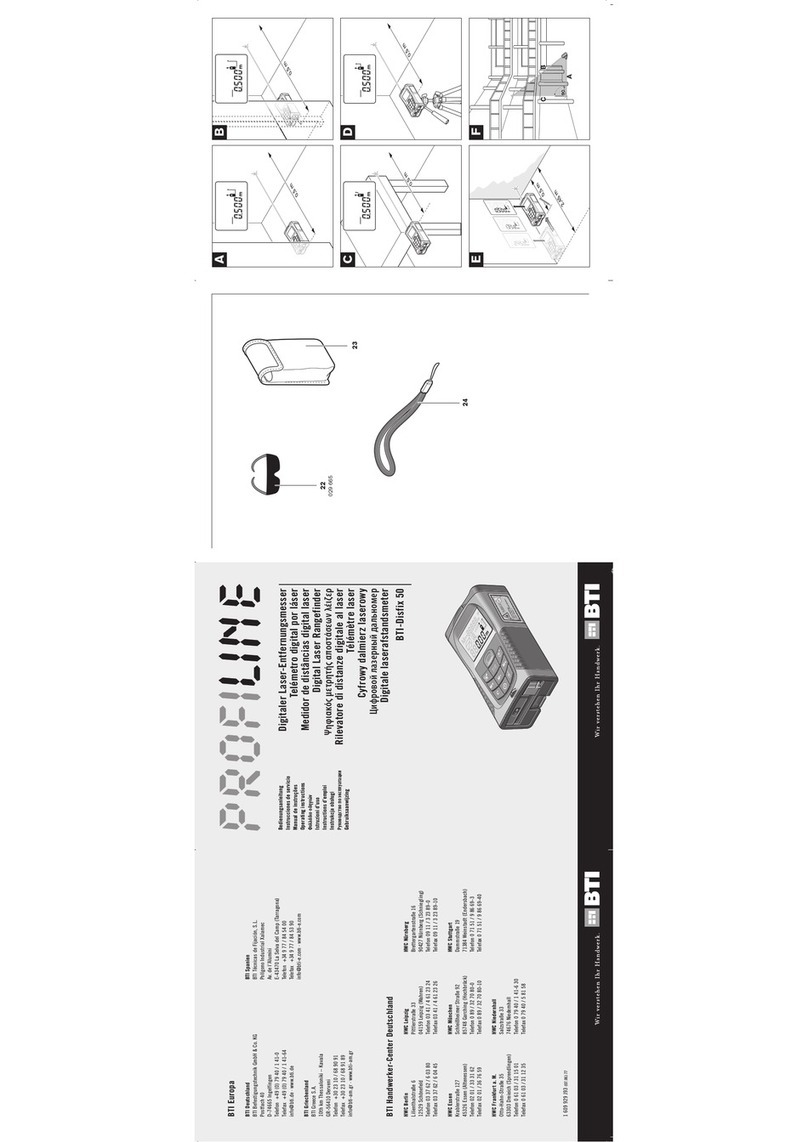 BTI PROFILINE Disfix 50 User manual