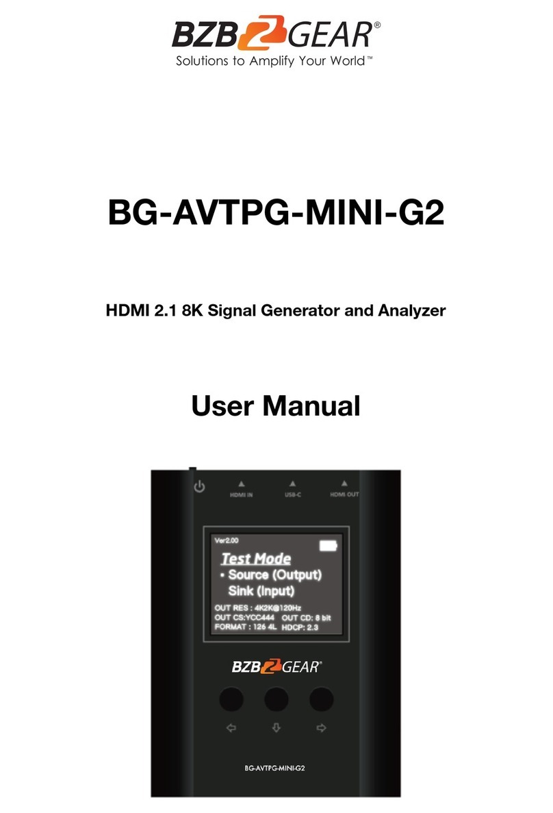 BZB Gear BG-AVTPG-MINI-G2 user manual