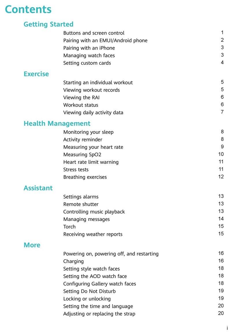 Huawei Band 8 User manual Huawei Band 8 User manual
