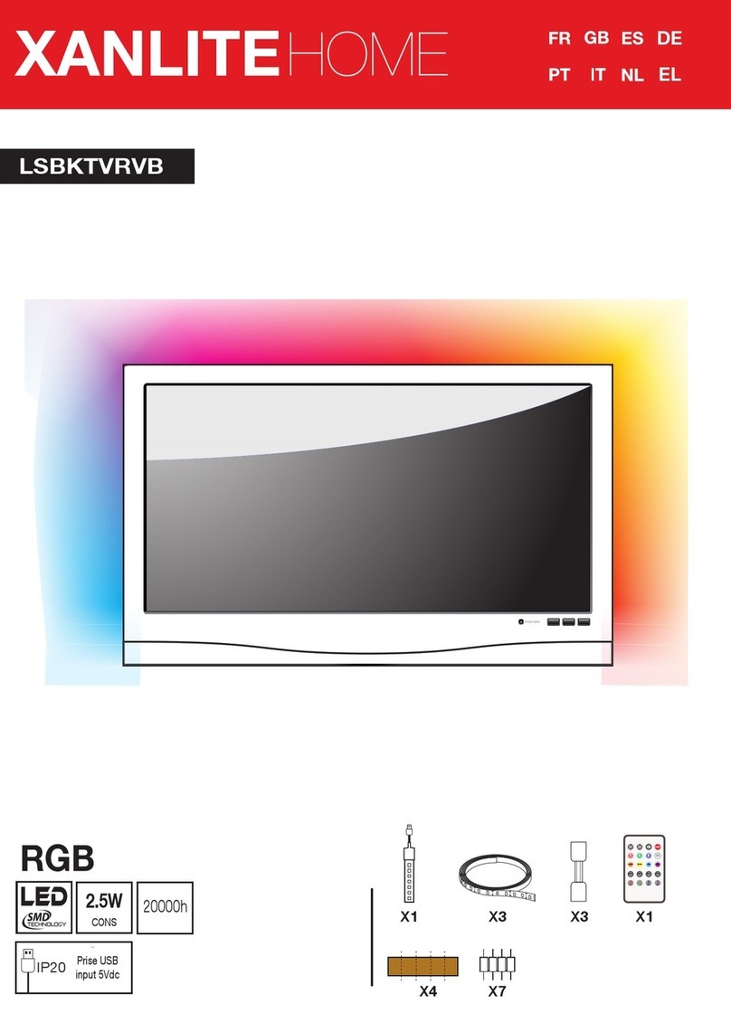 XanLite LSBKTVRVB User manual