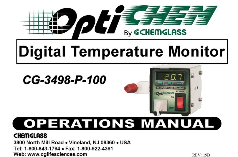 Chemglass Opti CG-3498-P-100 Operation manual