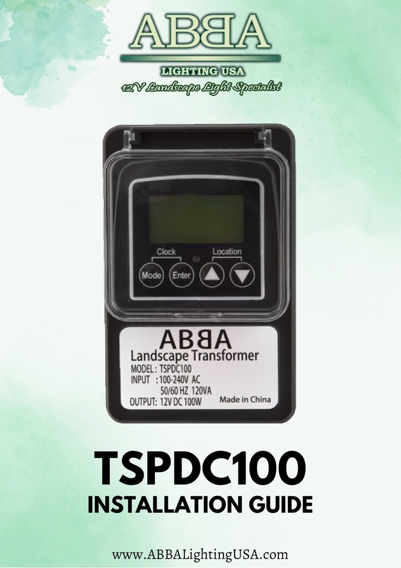 ABBA TSPDC100 User manual