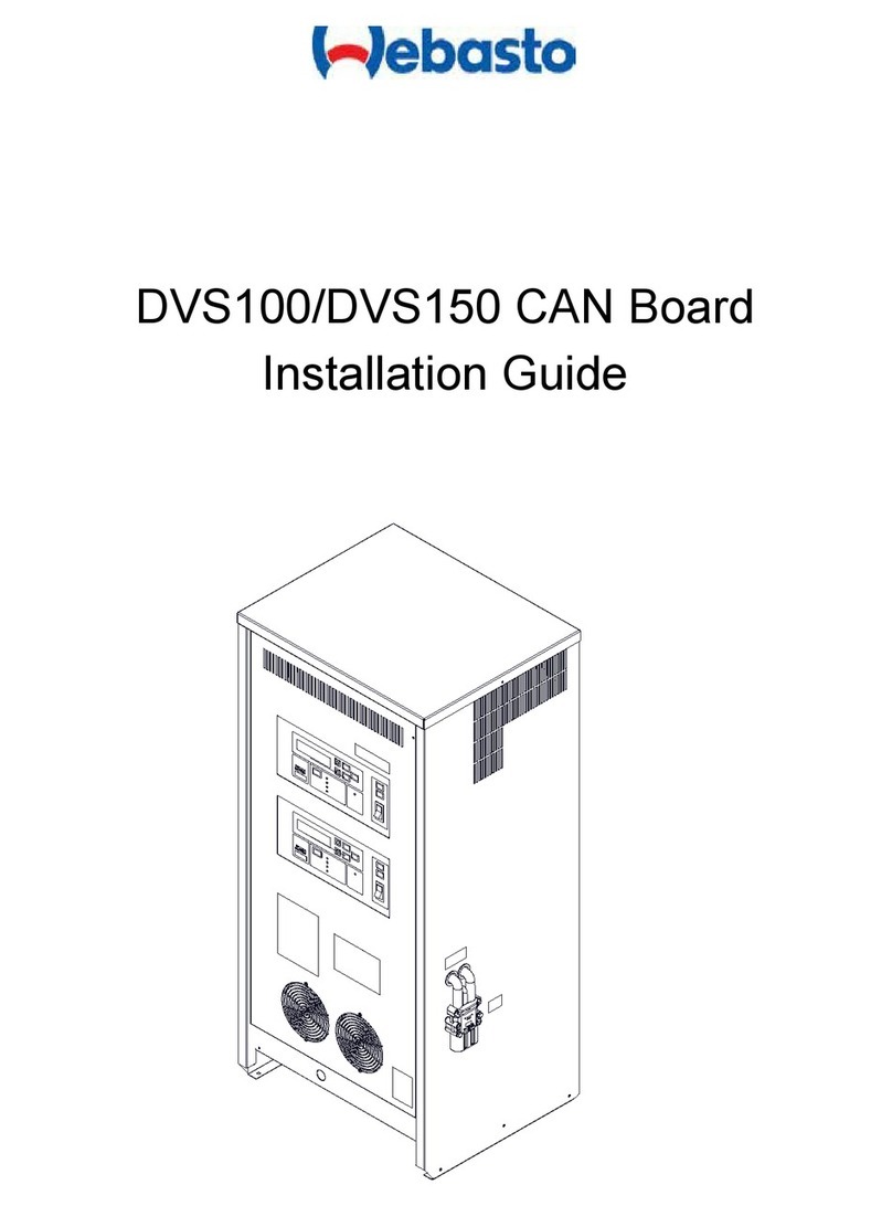 Webasto DVS100 User manual