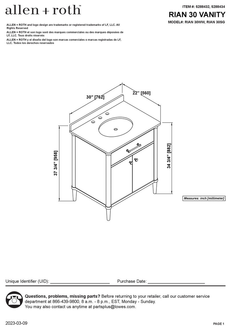 Allen + Roth RIAN 30WW manual