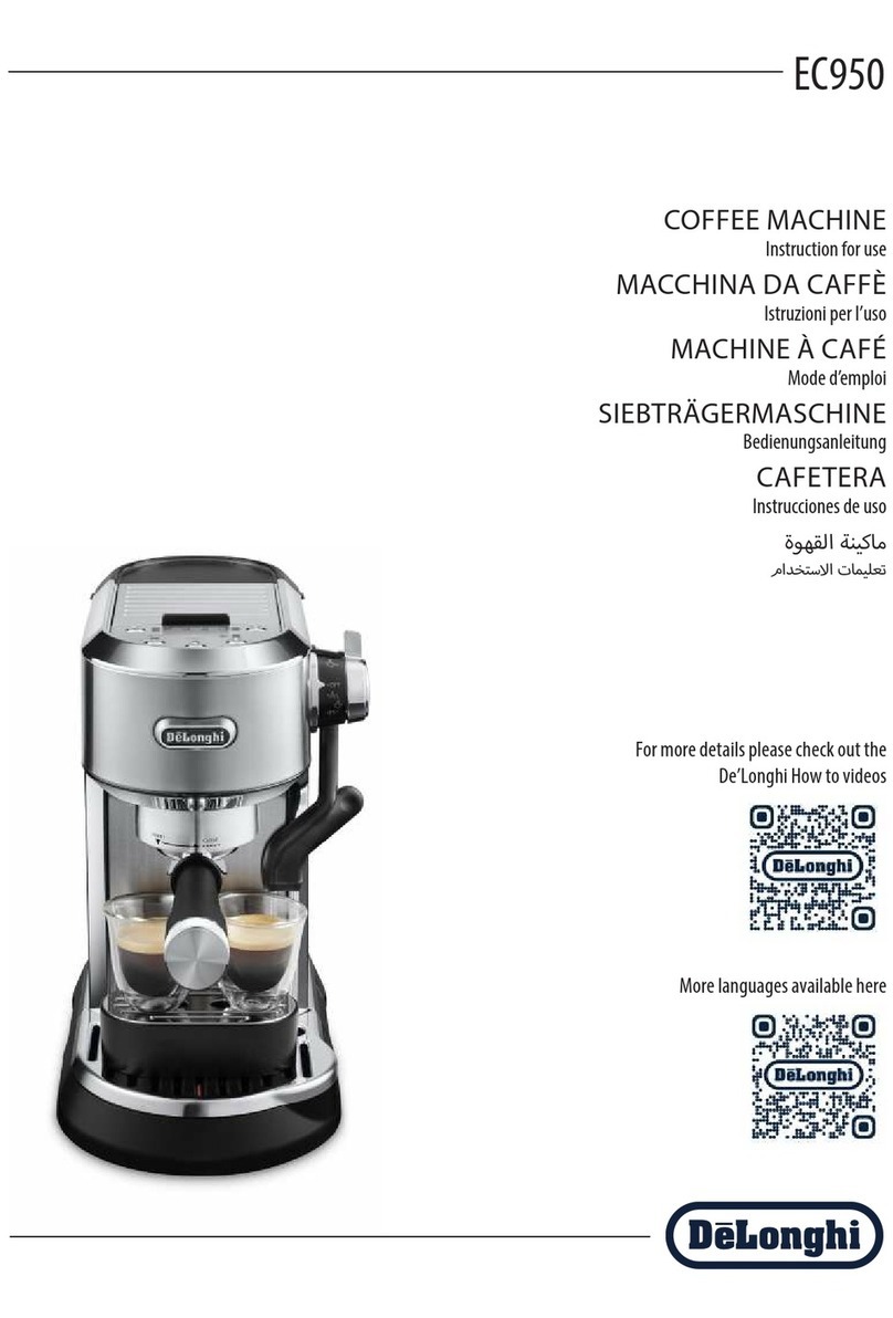DeLonghi EC950 User manual