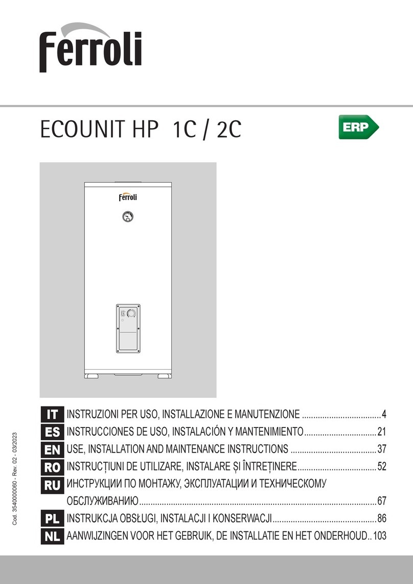Ferroli ECOUNIT HP 1C Technical manual Ferroli ECOUNIT HP 1C Technical manual