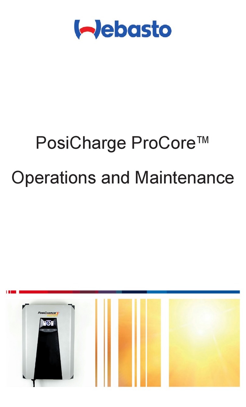 Webasto PosiCharge ProCore Operation and maintenance