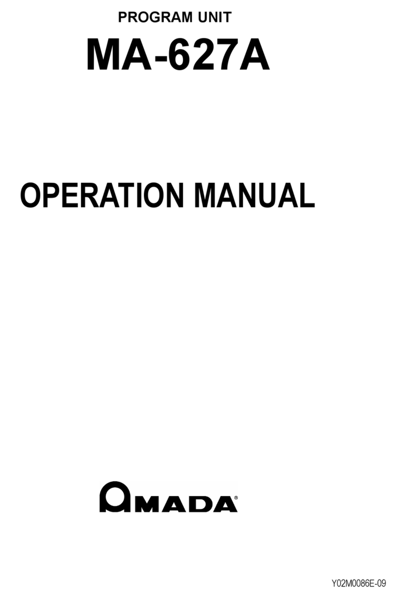 Amada MA-627A Operation manual