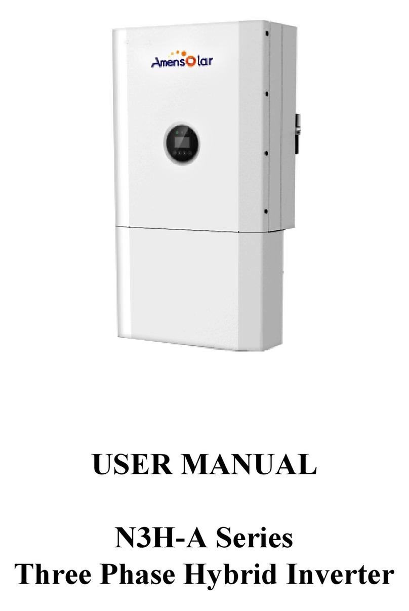Amensolar N3H-A Series user manual