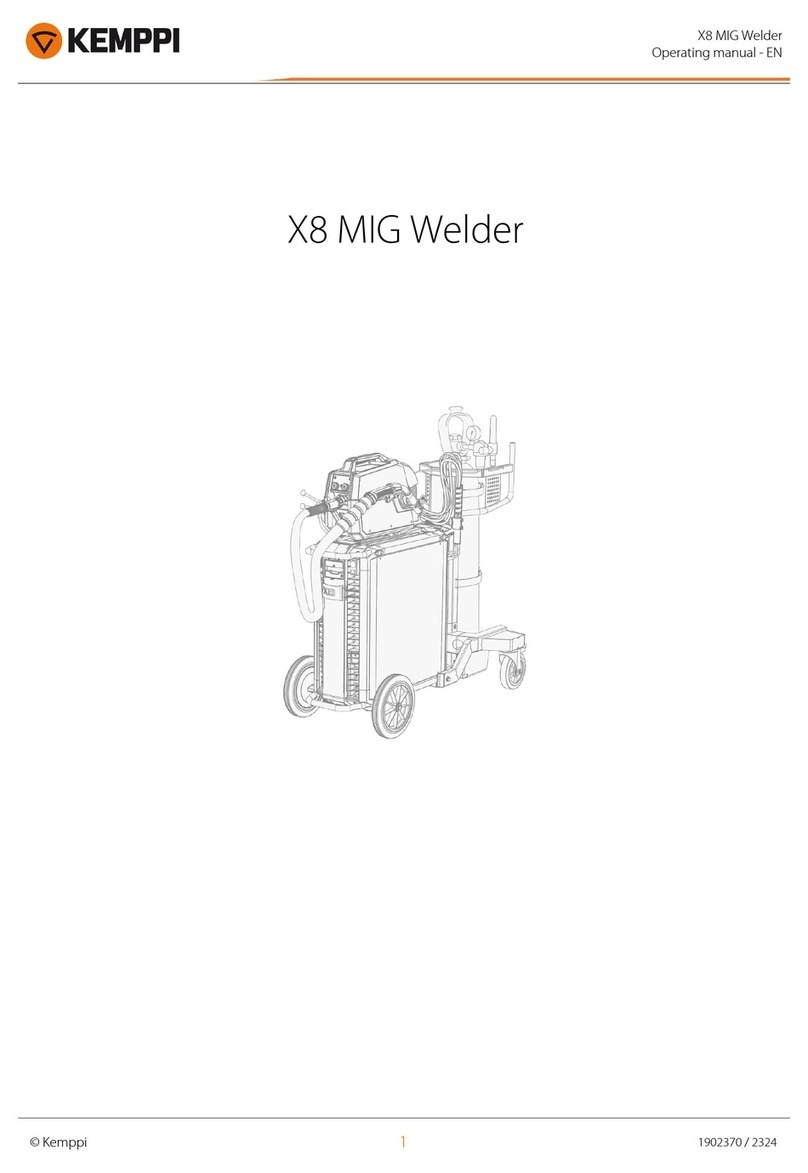 Kemppi X8 MIG User manual