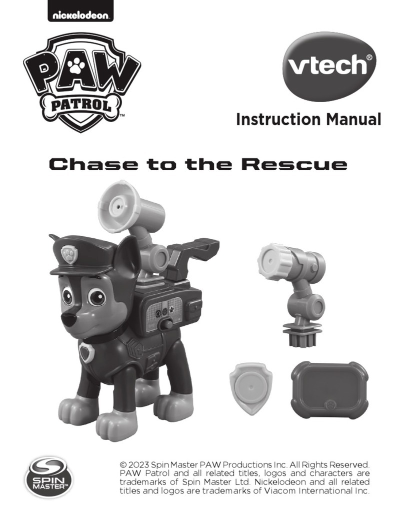 V-tech nickelodeon PAW PATROL Chase to the Rescue User manual V-tech nickelodeon PAW PATROL Chase to the Rescue User manual