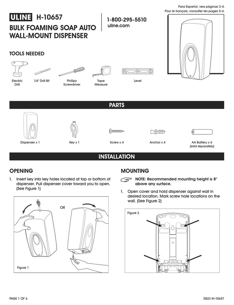 U-Line H-70657 User manual