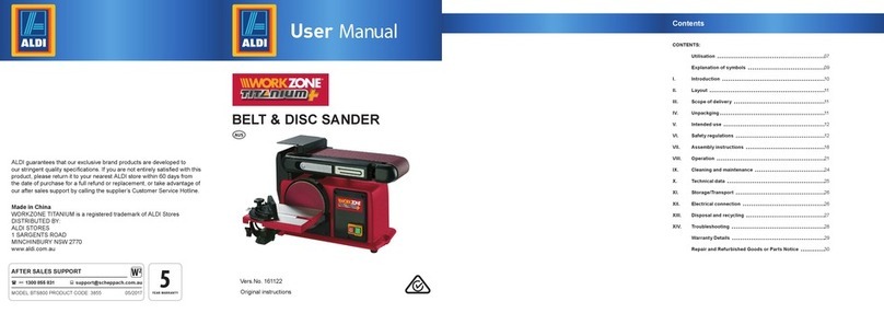 WORKZONE TITANIUM BTS800 User manual