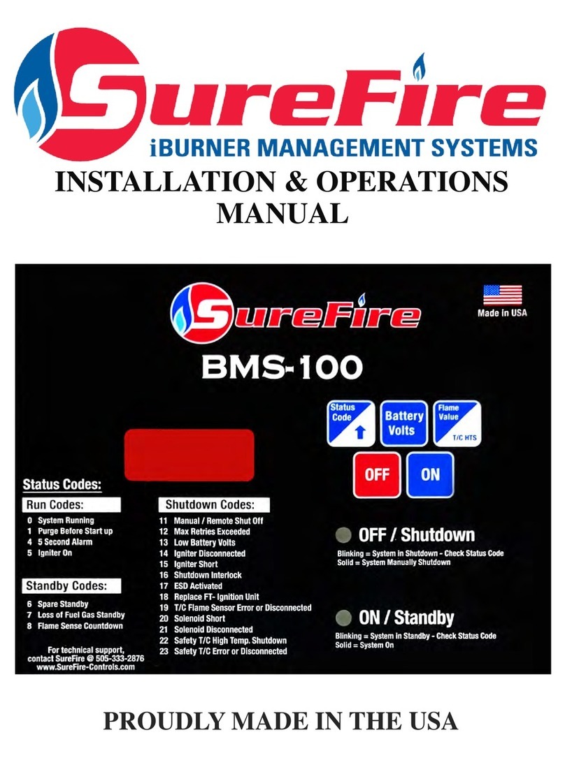 Surefire iBURNER BMS-100 Installation & operation manual