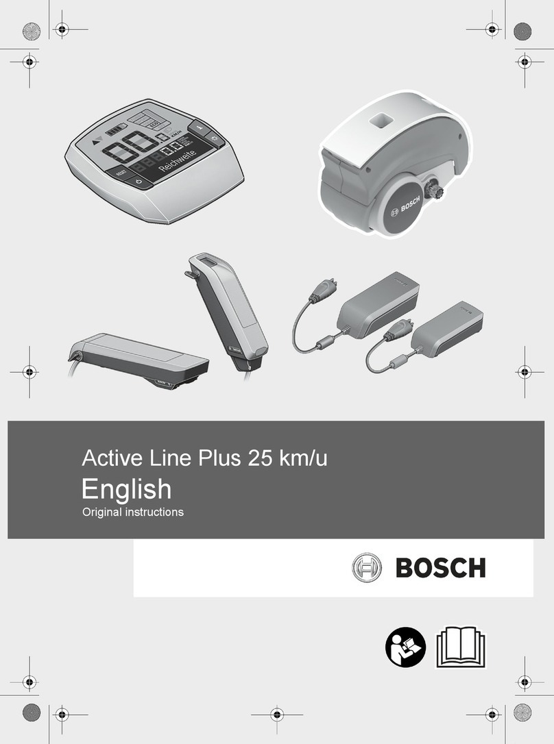 Bosch Active Line Plus 25 km/u User manual