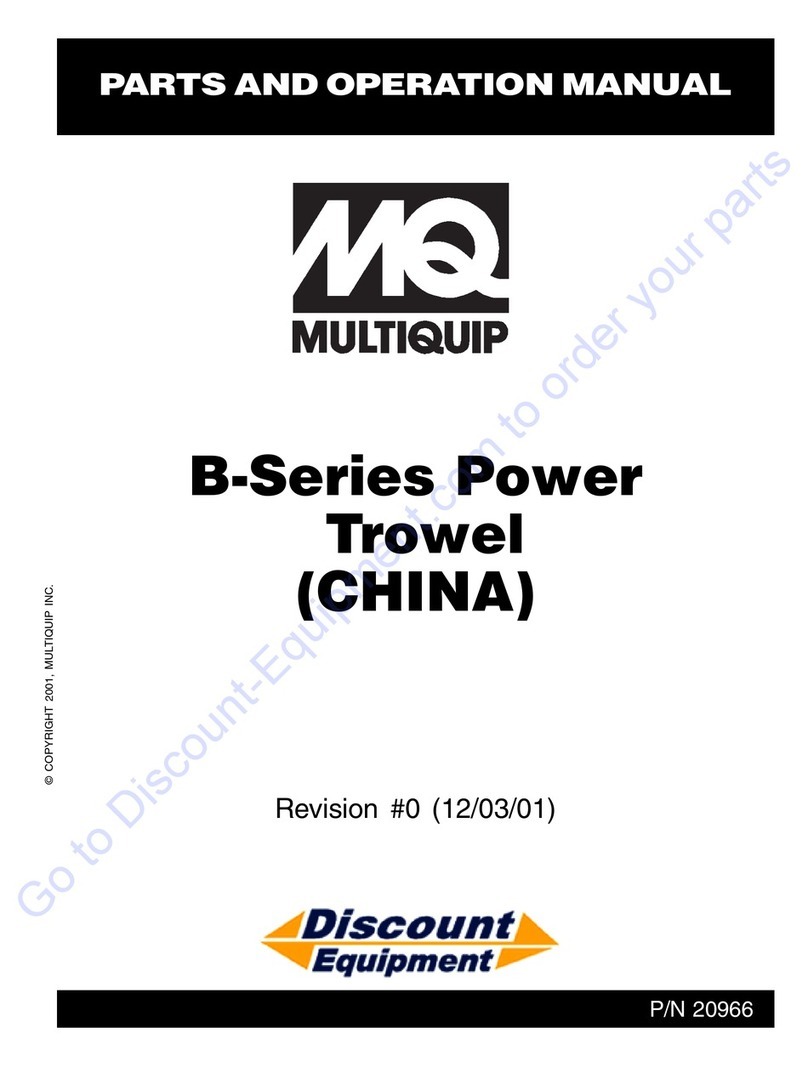 MULTIQUIP B Series User manual